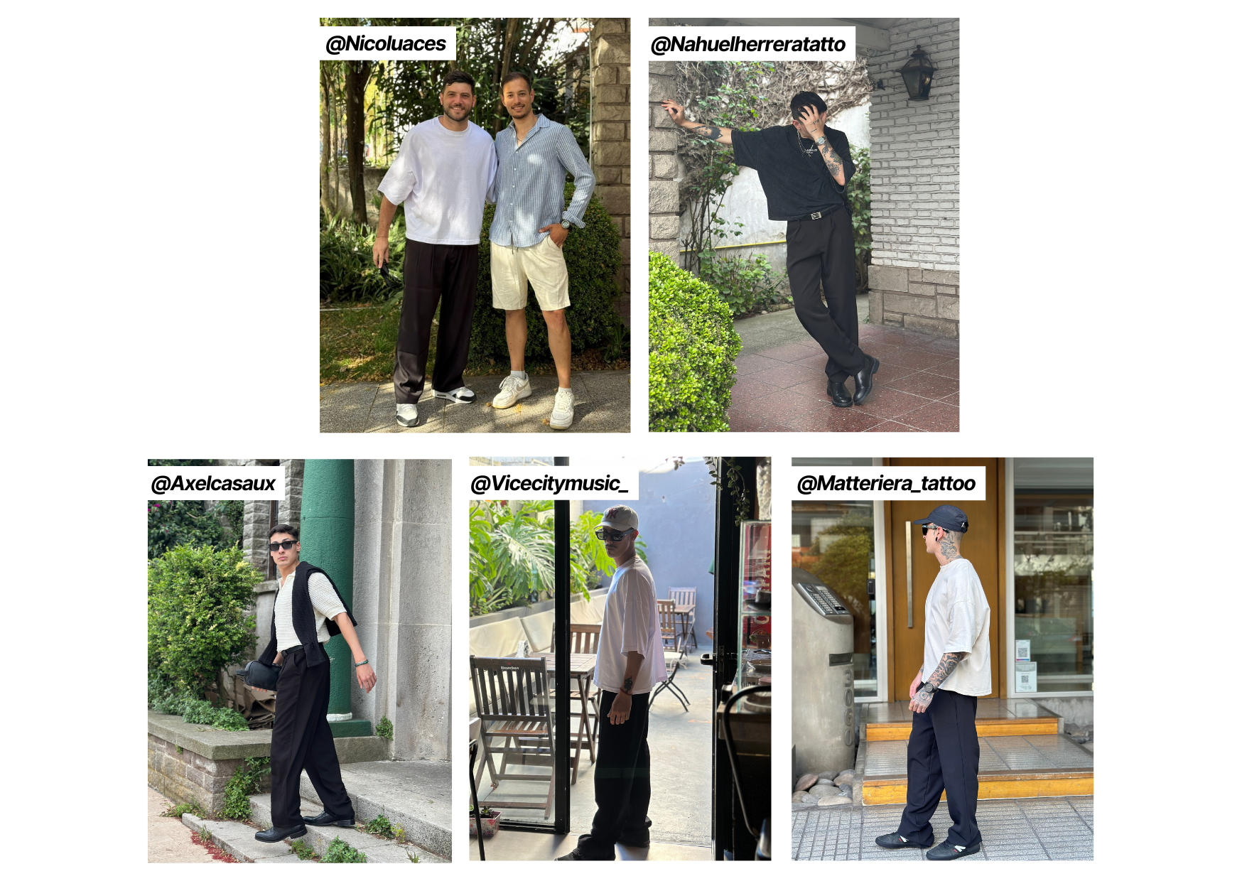 Pantalon sastrero moderno